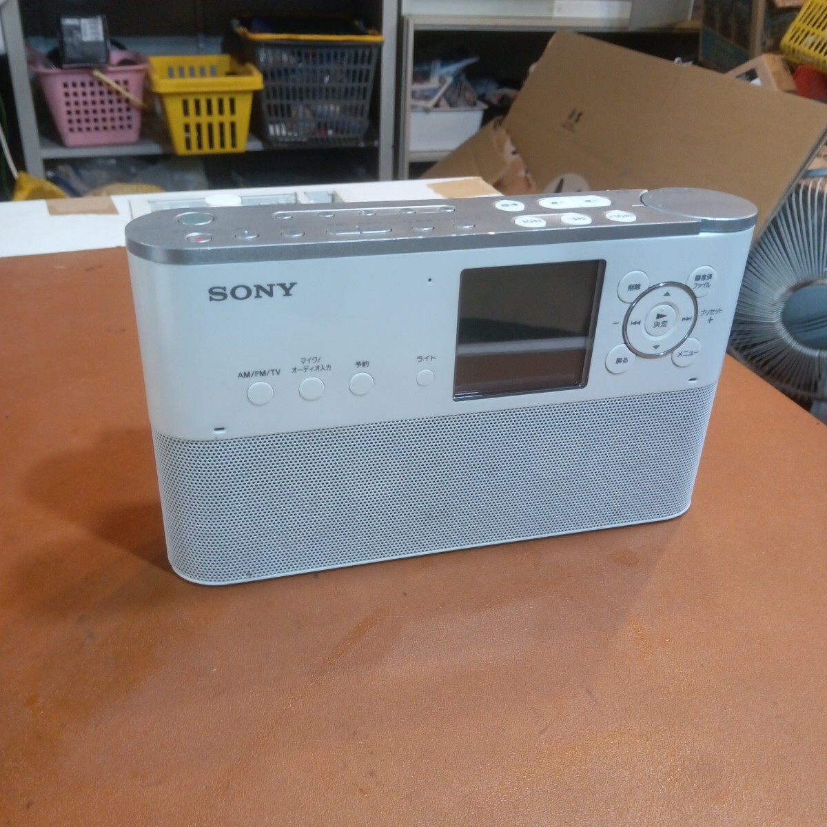 SONYソニー　ICZ-R260TV　ラジオ　USED難有ジャンク品