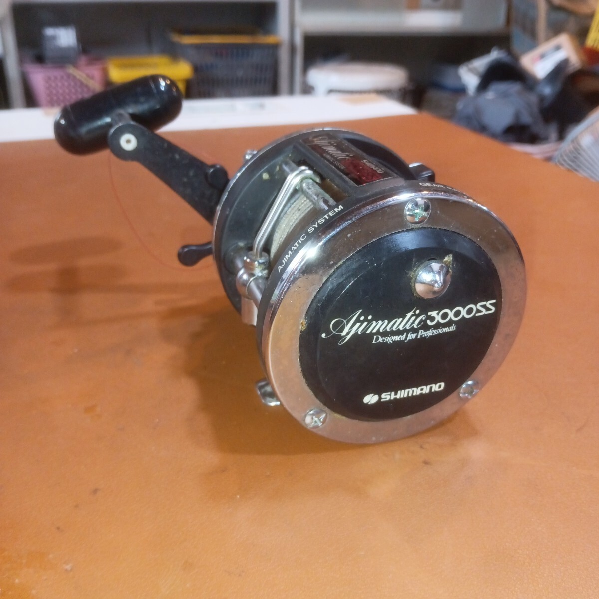 SHIMANO Ajimatic 3000SS GEAR RATIO 4.1:1 シマノ アジマチック リール 釣具
