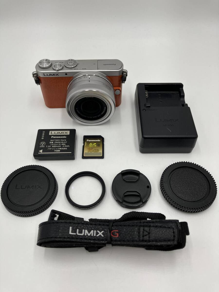 【動作確認済】Panasonic LUMIX DMC-GM1 12-32mm 標準ズームレンズキット オレンジ