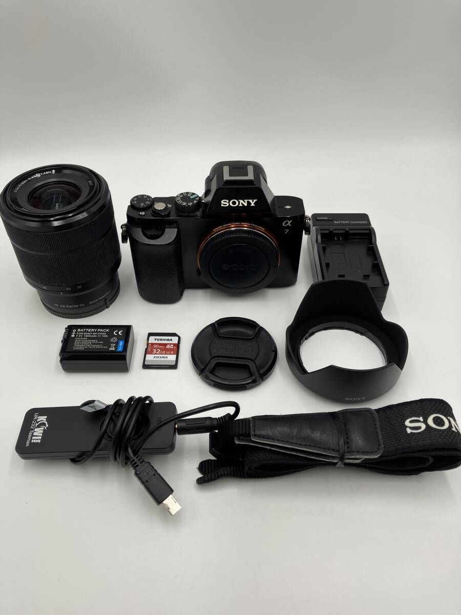 【動作確認済】SONY α7 ILCE-7 FE 28-70mm OSS ズームレンズキット