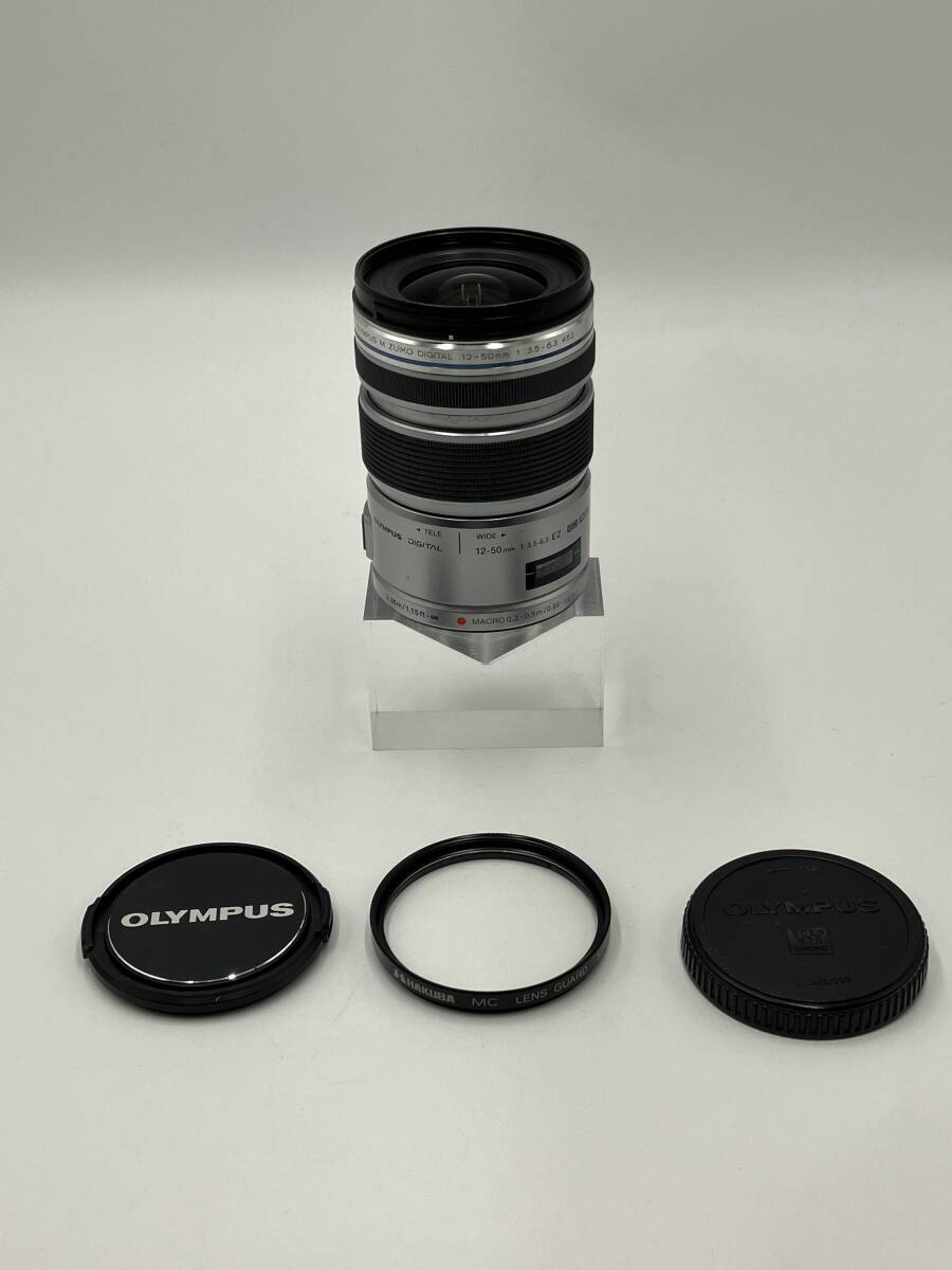 【動作確認済】OLYMPUS M.ZUIKO DIGITAL ED 12-50mm F3.5-6.3 EZ シルバー 標準ズームレンズ