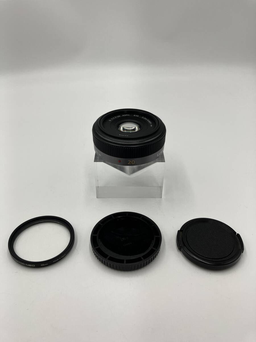 【動作確認済】Panasonic LUMIX G 20mm F1.7 ASPH. H-H020 単焦点レンズ