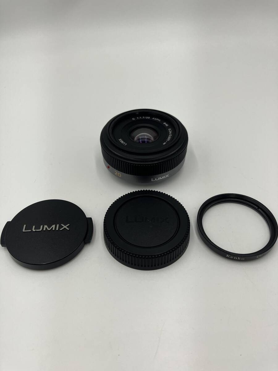 【動作確認済】Panasonic LUMIX G 20mm F1.7 ASPH. H-H020 単焦点レンズ