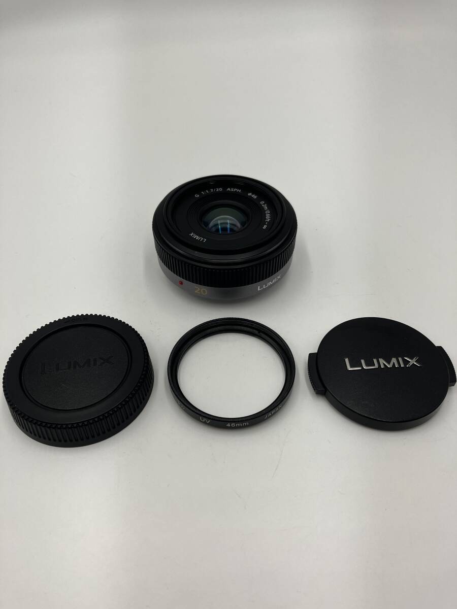 【動作確認済】Panasonic LUMIX G 20mm F1.7 ASPH. H-H020 単焦点レンズ