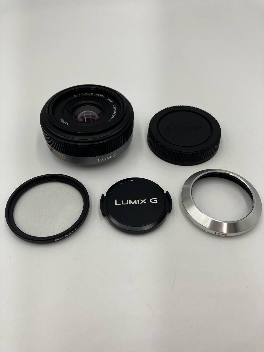 【動作確認済】Panasonic LUMIX G 20MM F1.7 ASPH. H-H020 単焦点レンズ