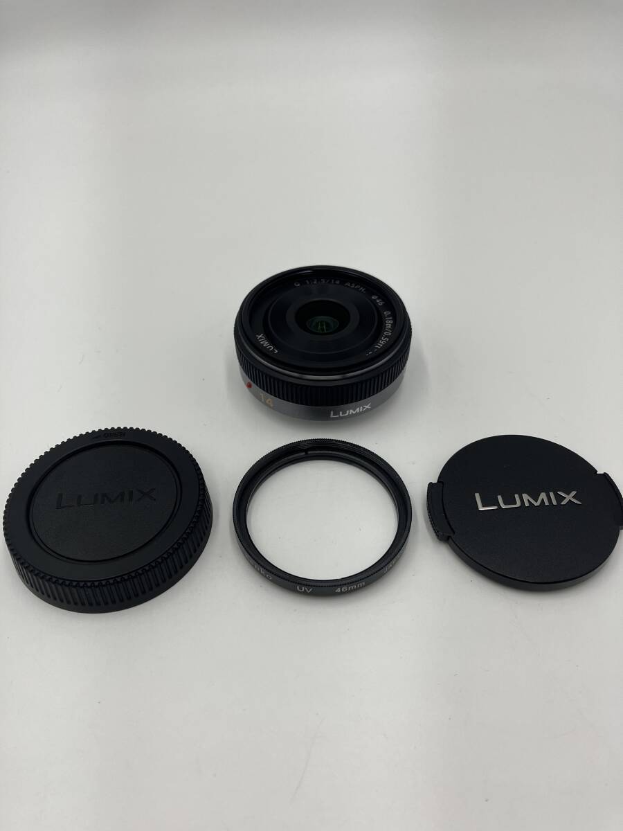 【動作確認済】Panasonic LUMIX G 14mm F2.5 ASPH. H-H014 単焦点レンズ