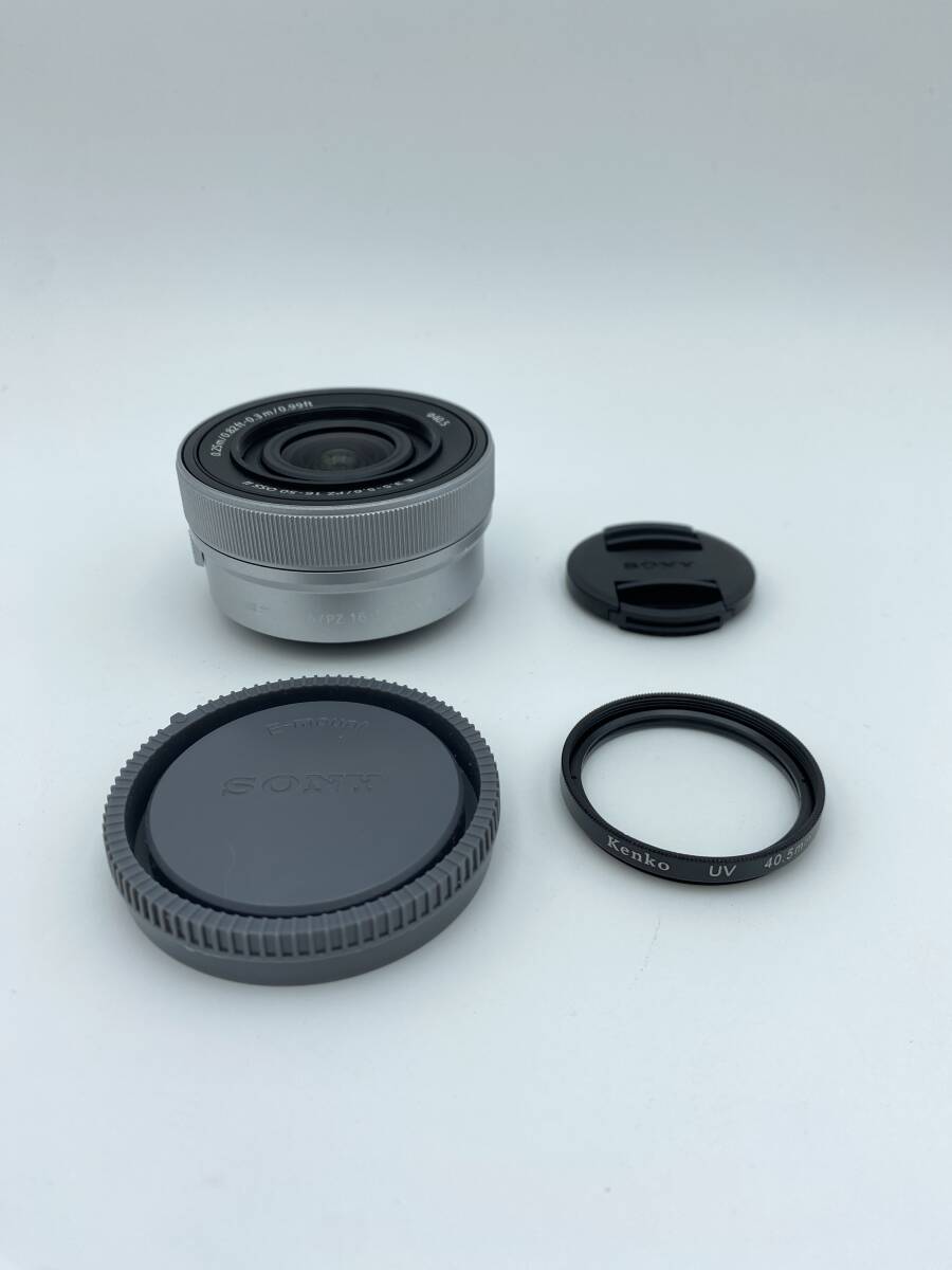 【動作確認済】SONY E PZ 16-50mm F3.5-5.6 OSS II シルバー Eマウント 標準ズームレンズ