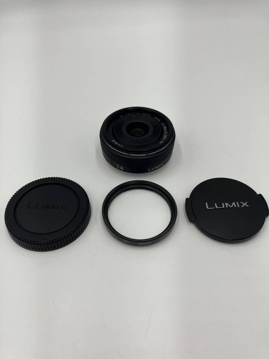 【動作確認済】Panasonic LUMIX G 14mm F2.5 ASPH. H-H014 単焦点レンズ