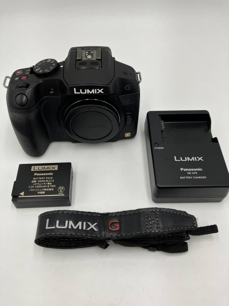 【動作確認済】Panasonic LUMIX DMC-G6 ミラーレス一眼 ボディ ブラック