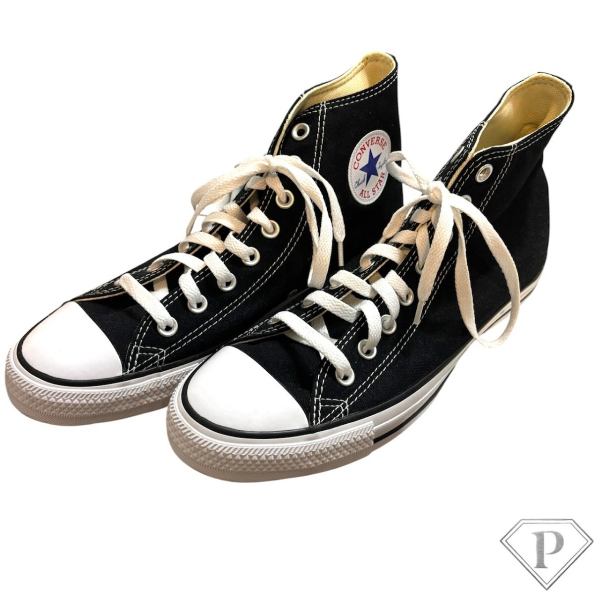 (1円スタート) Converse ALL STAR Chuck Tayler 海外モデル コンバース CONVERSE オールスター ハイカット ブラック 26.5cm