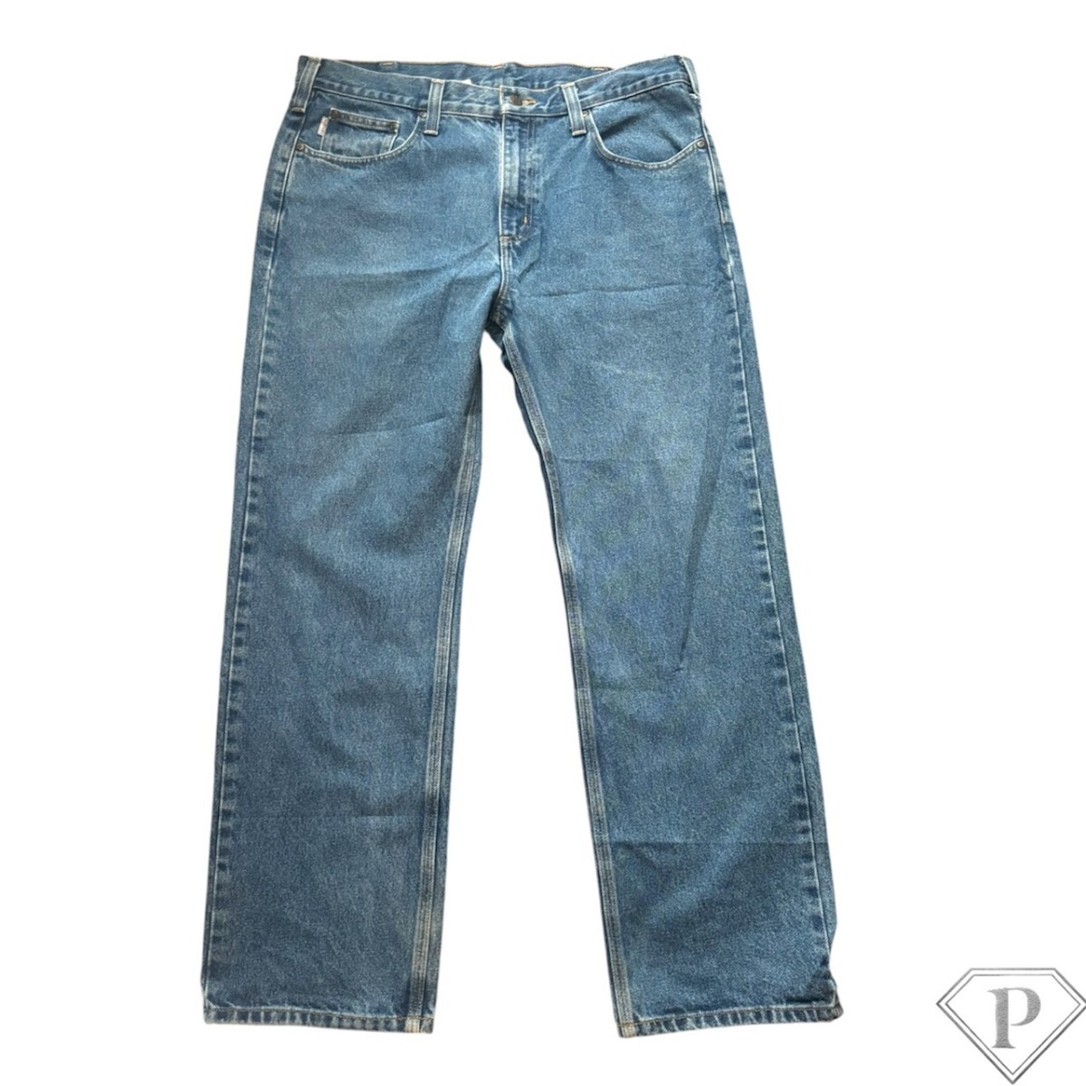 (1円スタート) Carhatt 0820 2500036423 ジーンズ デニムパンツ ブルー カーハート 古着