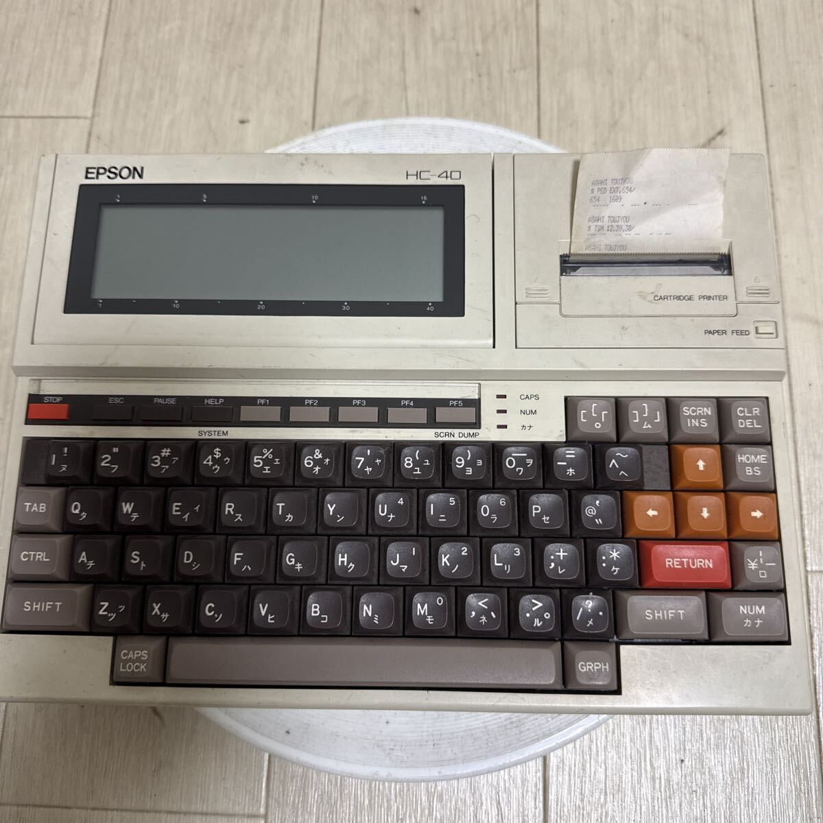 EPSON ハンドヘルドコンピューター通電動作未確認