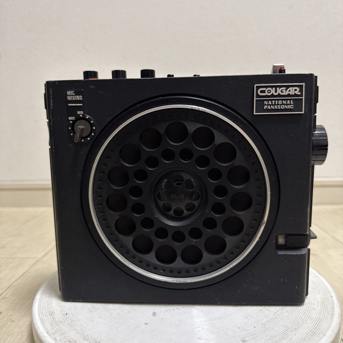 National ラジオ 昭和レトロ ナショナル 3バンドラジオ通電確認のみ