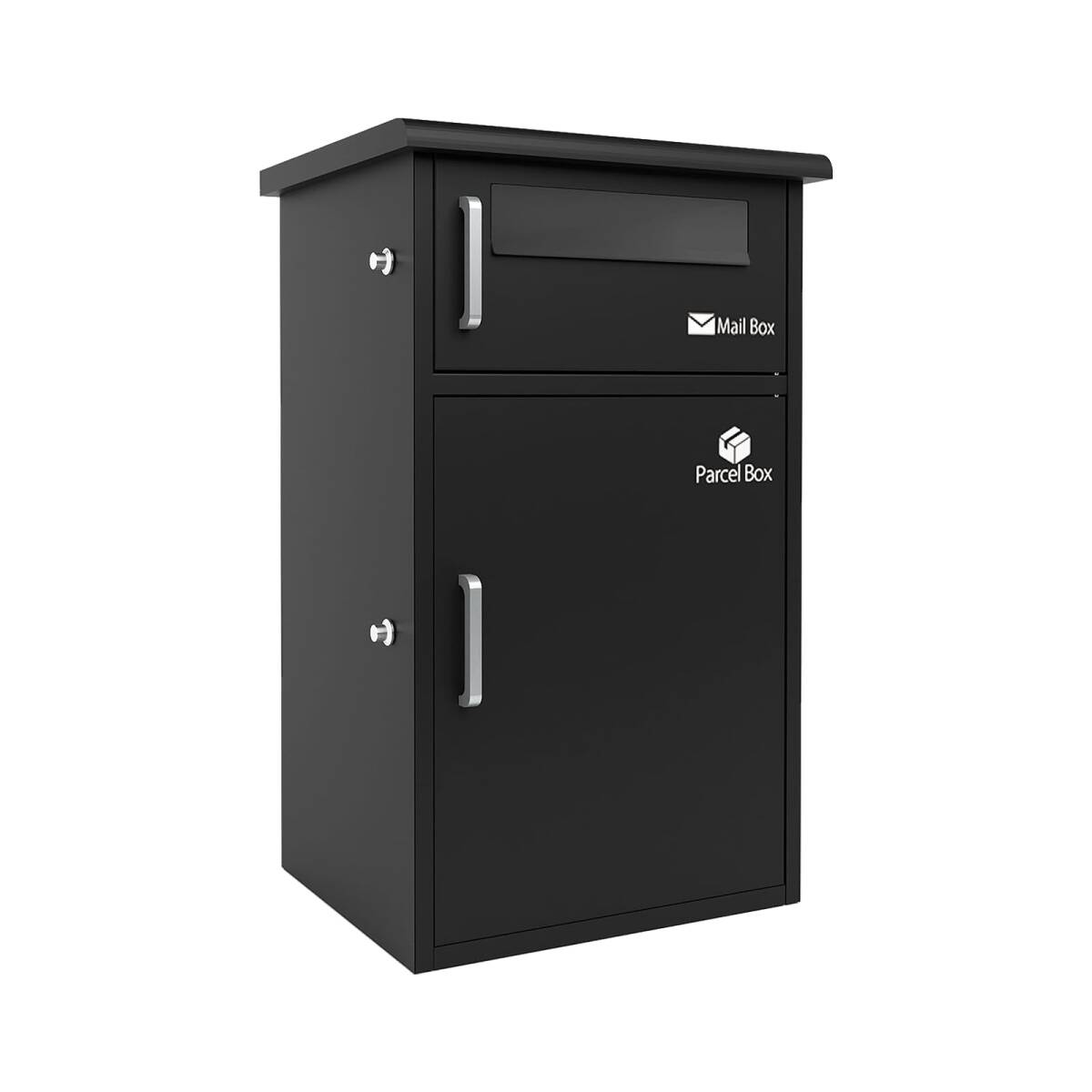 宅配ボックス 宅配BOX ポスト一体型 屋外 防水 大容量 置き配ボックス 戸建て用 個人宅用 収納ボックス 郵便受け 盗難防止y