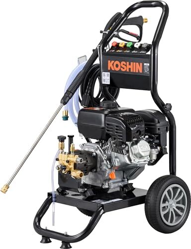 工進(KOSHIN) エンジン式 高圧 洗浄機 17MPa 車輪付タイプ JCE-1710 自吸 水道直結 農機具 強力 洗浄 y