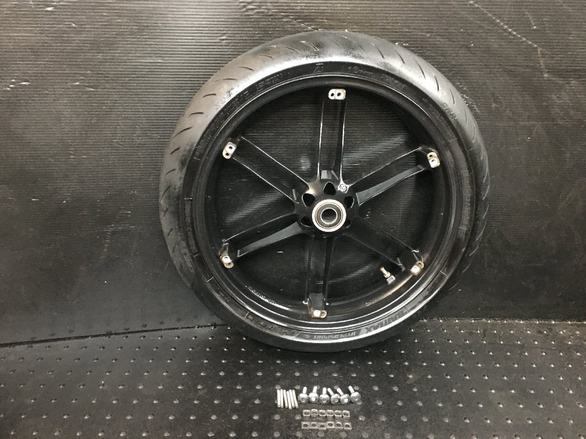 Buell ビューエル XB12Ss 純正 フロントホイール 17×3.50　 (検索 JX03 Lightning LONG XB9S XB9R XB12R XB12Scg XB12XT 実動車両より♪