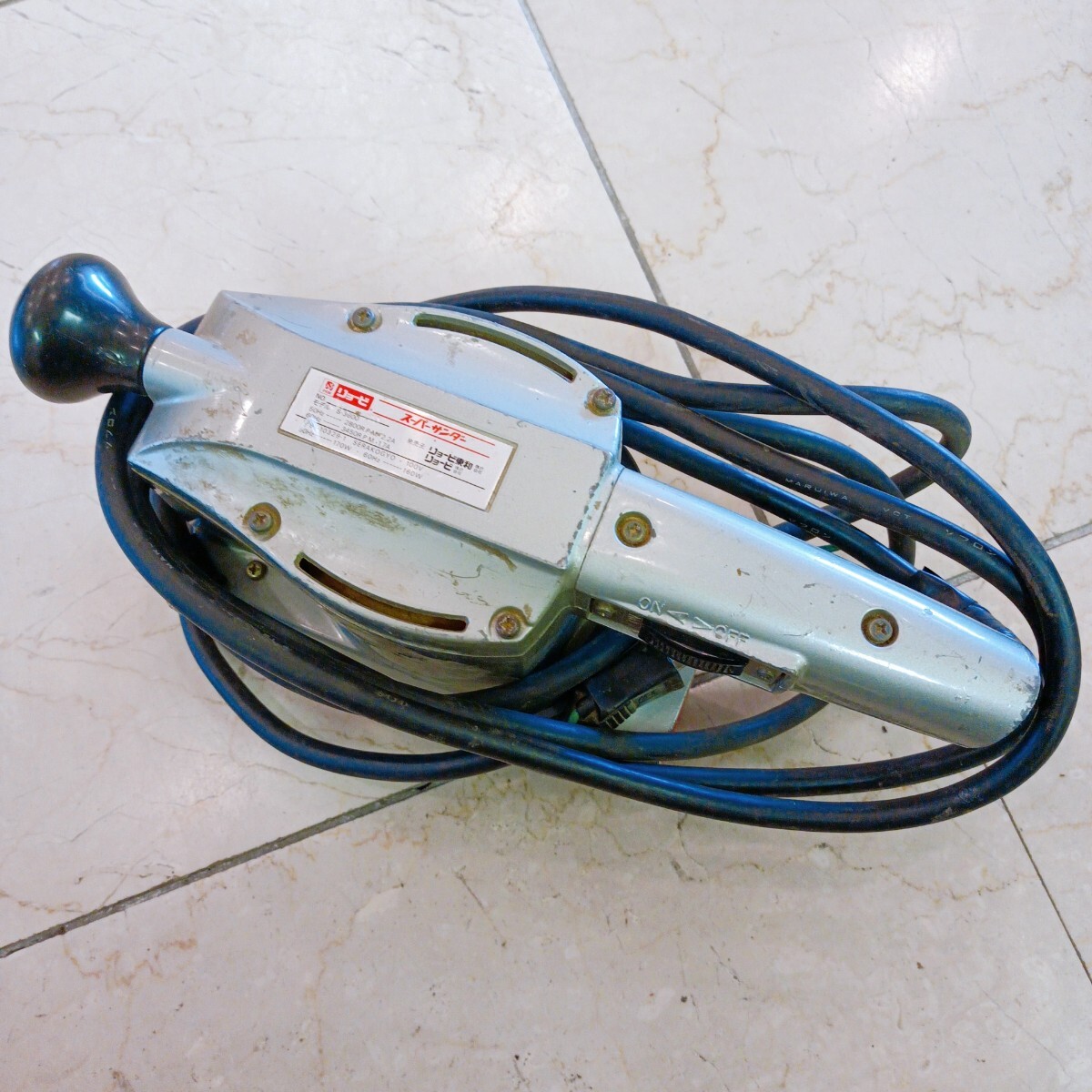 RYOBI リョービ スーパーサンダー S-3600 オーダビルサンダー 電動工具 研磨 研削 通電確認済み 動作未確認