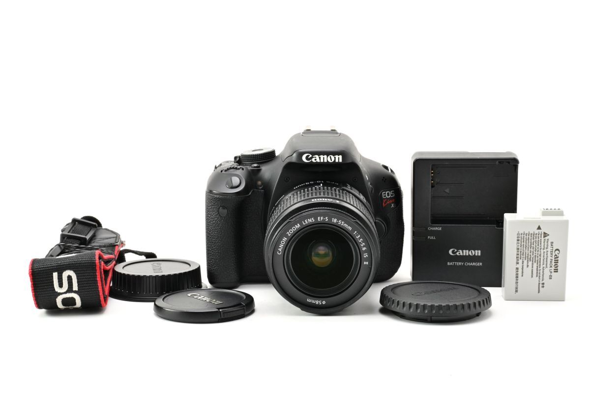 【大人気】 Canon キャノン EOS Kiss X5 レンズキット デジタル一眼カメラ #4663