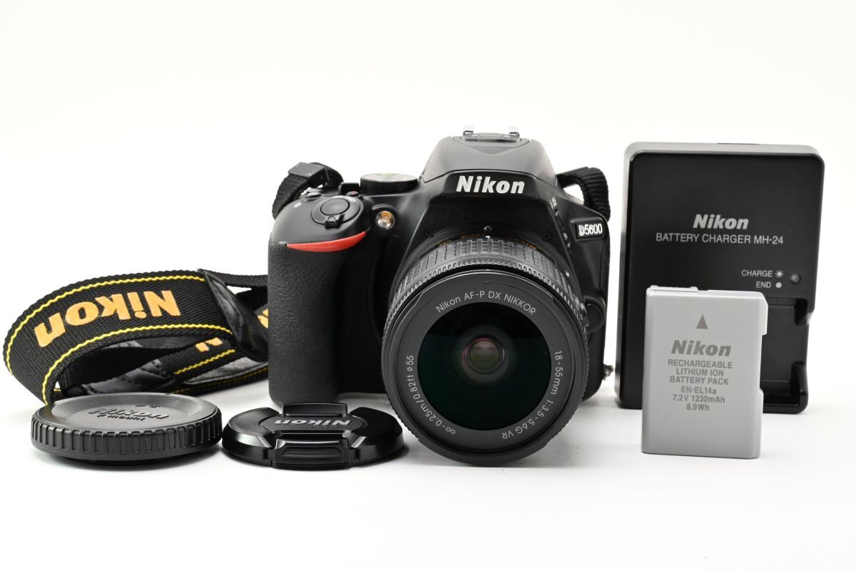 【ショット数わずか2590回】 Nikon ニコン D5600 レンズキット デジタル一眼カメラ #139-7