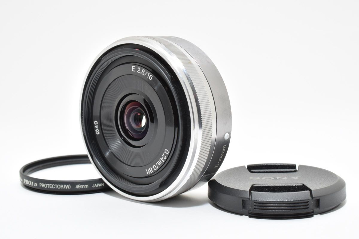 【動作好調】 SONY ソニー E 16mm F2.8 レンズ ミラーレス一眼カメラ #84-10B