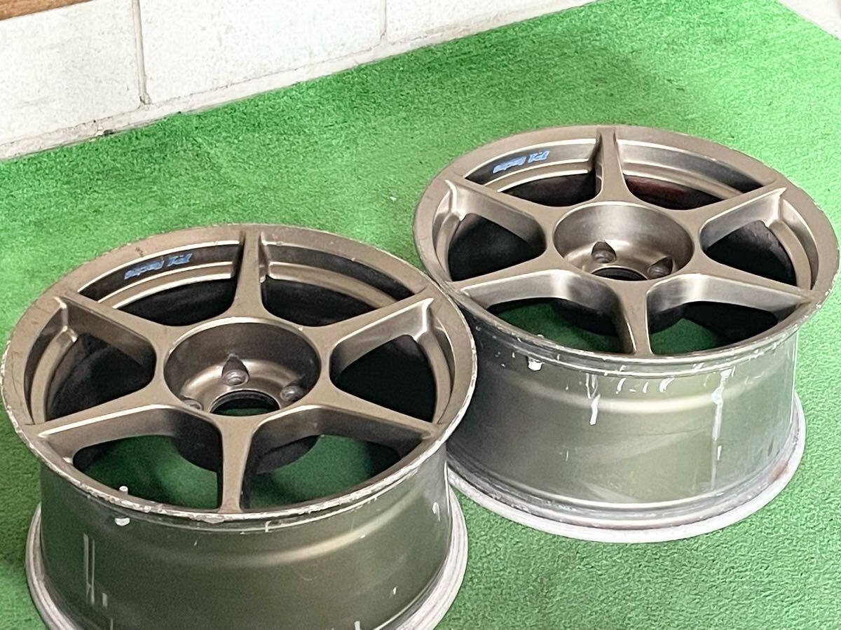 【希少！ 廃盤品！！】バーディークラブ P1レーシング 17in 9J +37 114.3 2本 シルビア 180sx チェイサー クレスタ スカイライン ドリフト