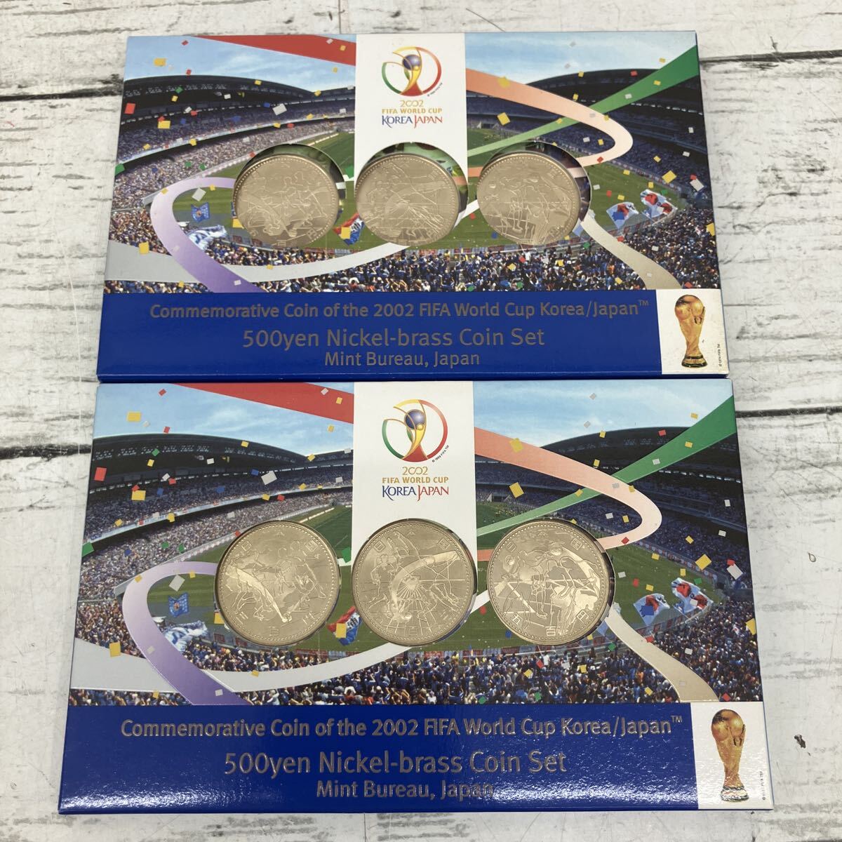 3000円分硬貨　FIFAワールドカップ ニッケル黄銅貨幣セット 貨幣セット 造幣局 日韓ワールドカップ サッカー Japan 【10145)プルーフセット