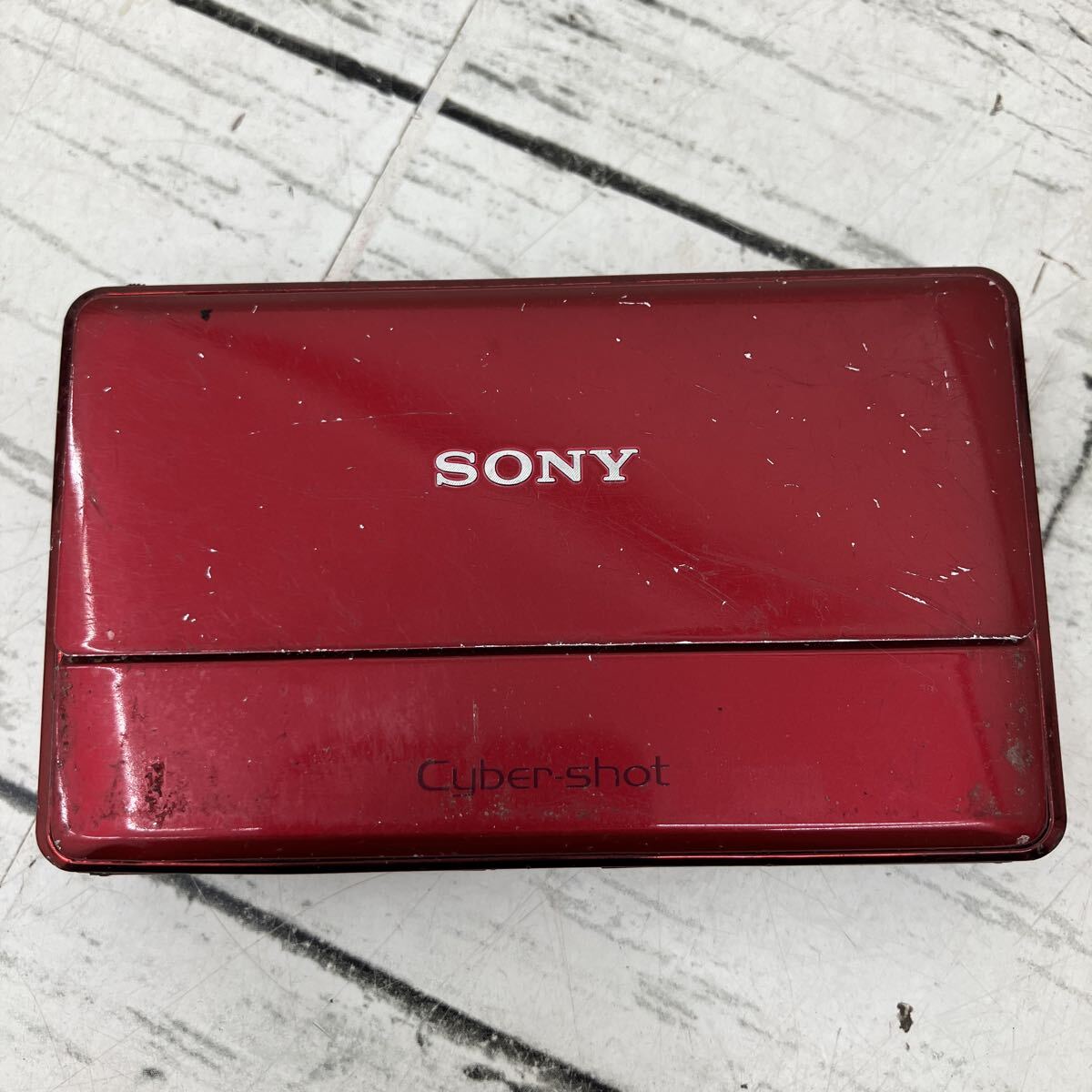 SONY ソニー サイバーショット Cyber-shot デジタルカメラ デジカメ レッド コンパクトデジタルカメラ DSC-TX100V 動作未確認【9850】