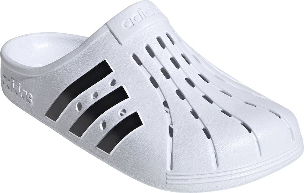 adidas ADILETTE CLOG U サンダル 白ｘ黒系 28.5cm