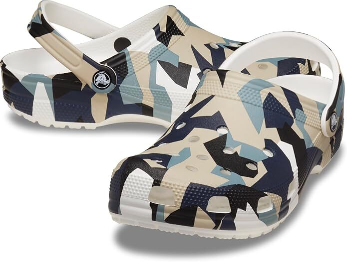 crocs Classic Geo Camo Clog ホワイトマルチ　26ｃｍ