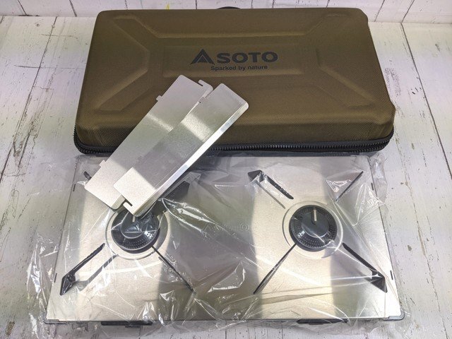 【5yt307】アウトドア キャンプ用品 SOTO ソト ST-528 レギュレーター2バーナー GRID◆F16♪