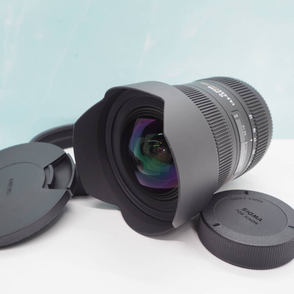 【美品】SIGMA シグマ 12-24mm F4.5-5.6 II DG HSM Nikonマウント #751