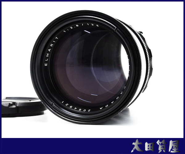 10)ライカ Leica ELMARIT エルマリート 135mm F2.8 第1世代 MADE IN CANADA 眼鏡無し 現状品 中古☆1円～