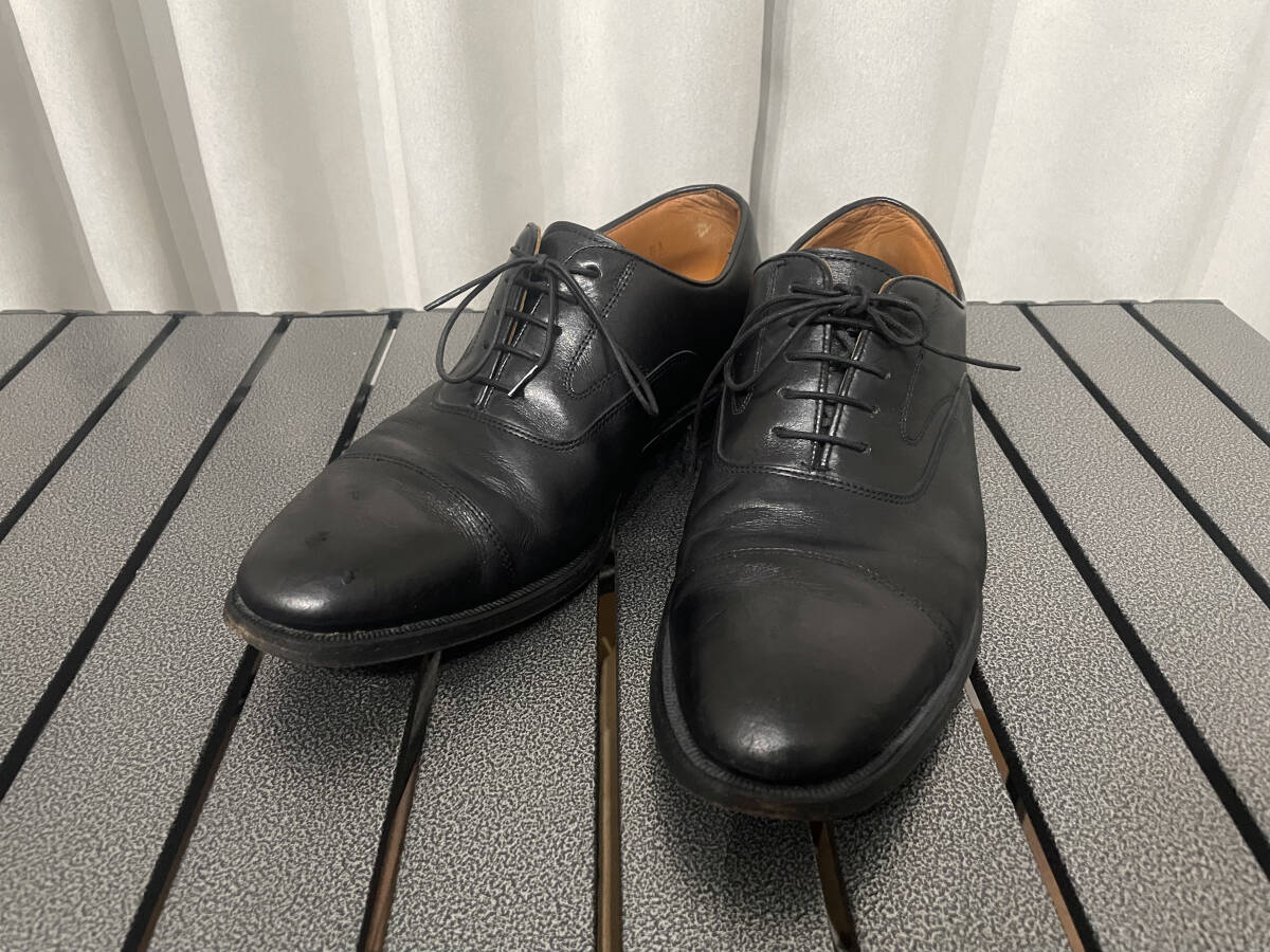 UNITED ARROWS 黒 ドレスシューズ 26.5〜27.0相当 ストレートチップ