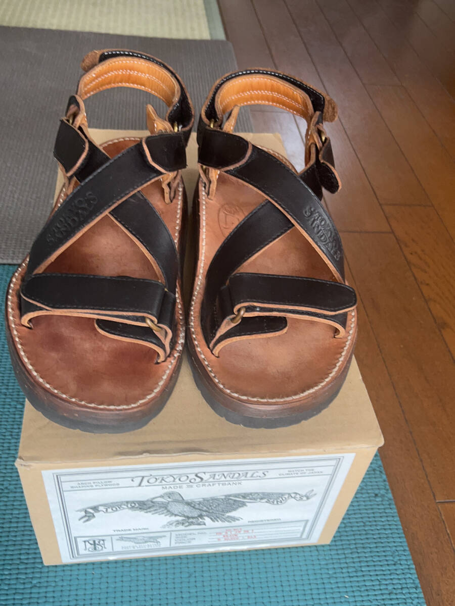 Tokyo Sandals　X HOLD SANDAL TS-B04 BLACK ROLLING DUB TRIO 中古良品 