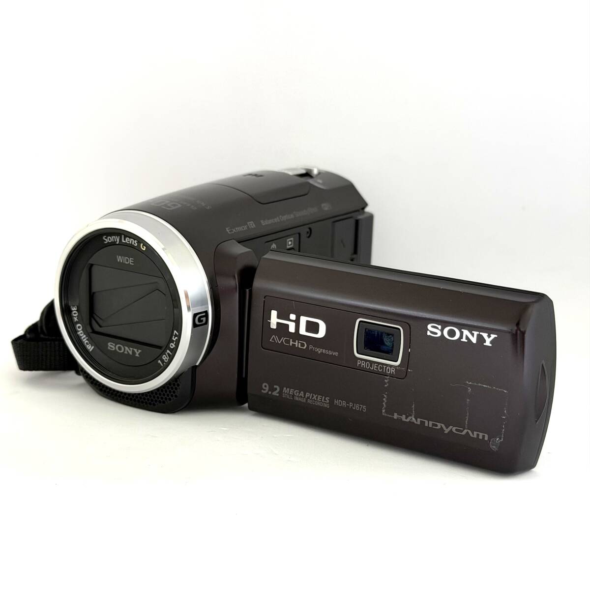 5-249 SONY HDR-PJ675 ソニー デジタルビデオカメラ Handycam ハンディカム バッテリー有り 動作未確認