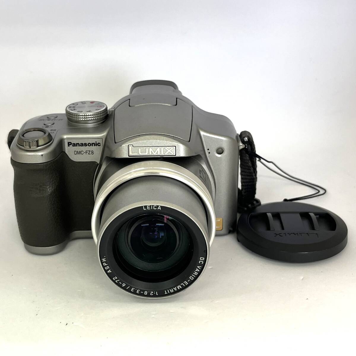 6-032 Panasonic パナソニック LUMIX DMC-FZ8 ルミックス シルバー コンデジ コンパクト デジタルカメラ 動作確認済み 稼動品 付属品あり