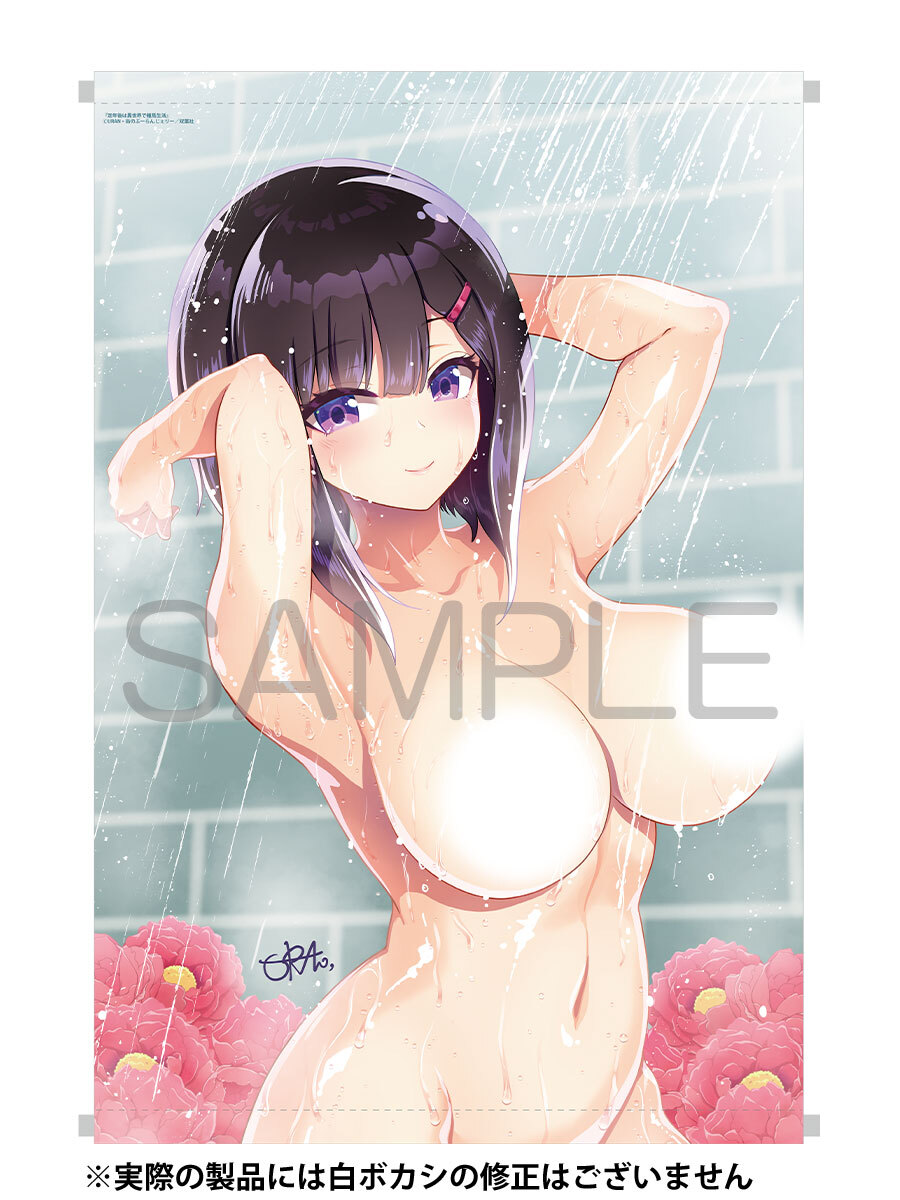 【未開封　特典のみ】定年後は異世界で種馬生活 描き下ろし B2 タペストリー メロンブックス 限定版