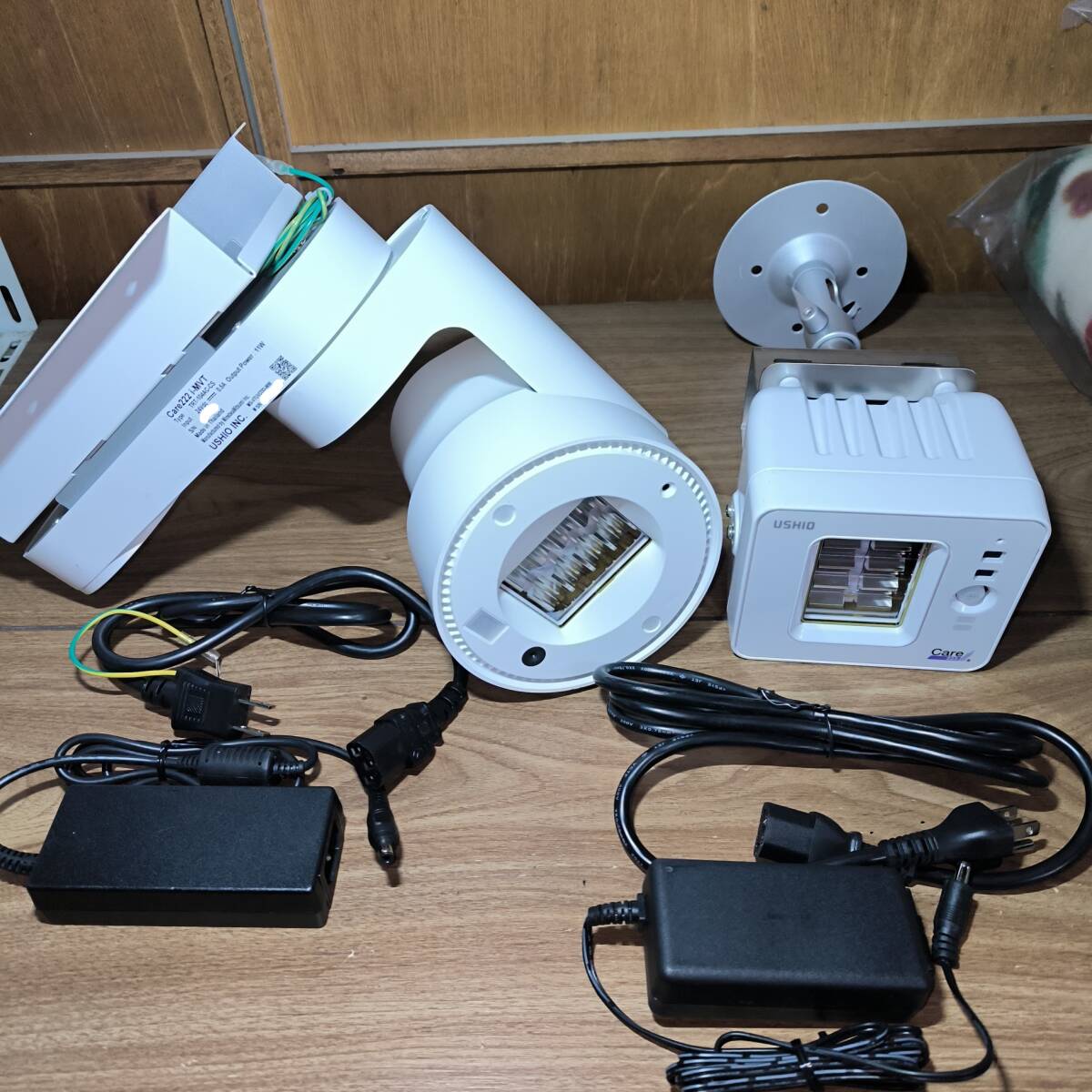 （２台セット）ウシオ電機 除菌用紫外線照射装置 Care222 iシリーズ i-MVT i-BT TRT-104AC-CS TRT-104AS-U4 