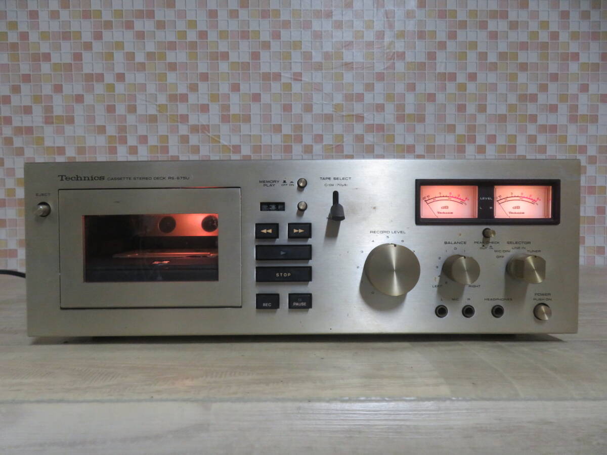 Technics テクニクス RS-675U カセットデッキ 