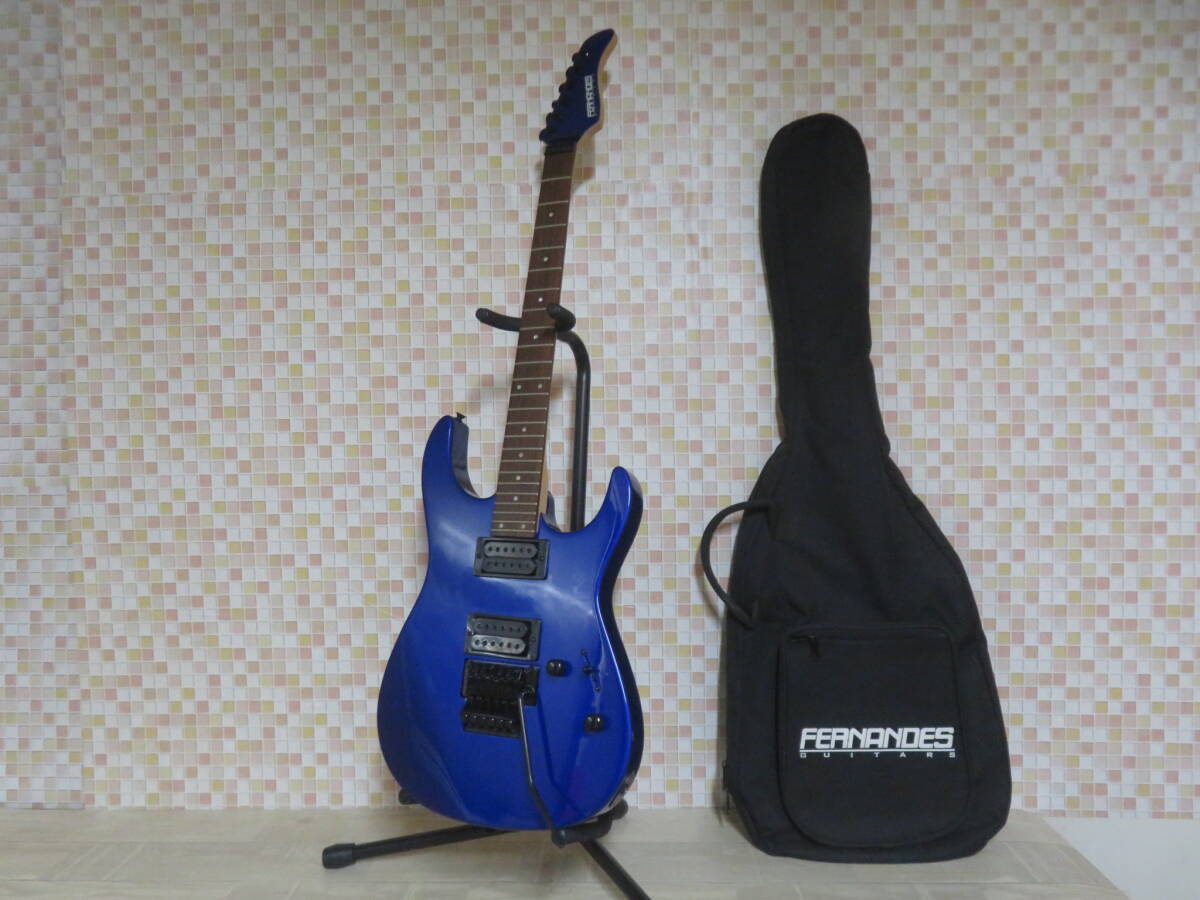 美品! FERNANDES フェルナンデス FGシリーズ エレキギター ソフトケース付き 室内保管品 非喫煙環境です 