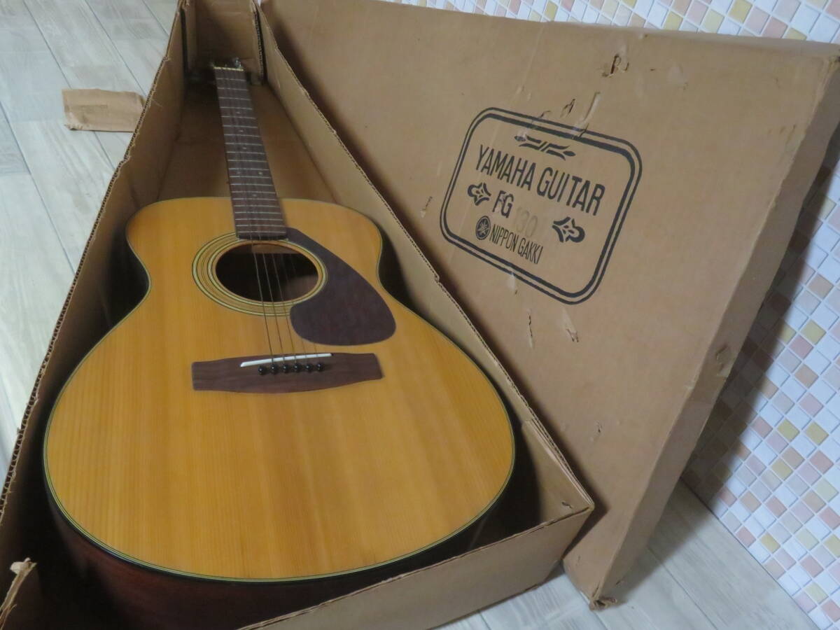 美品! YAMAHA ヤマハ FG-130 アコースティックギター 室内保管品 非喫煙環境です 