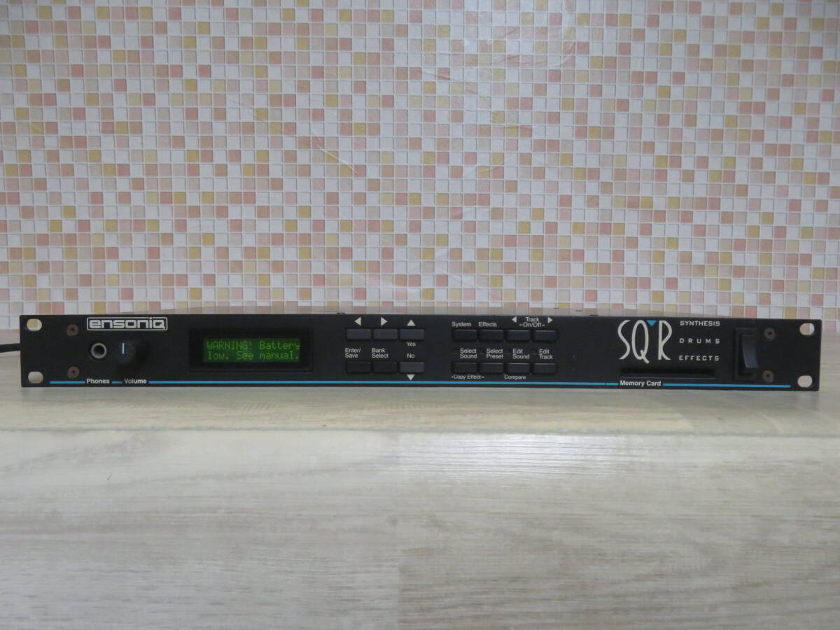 ENSONIQ SQ-R 音源モジュール エンソニック 電源コード付き 室内保管品 非喫煙環境です 