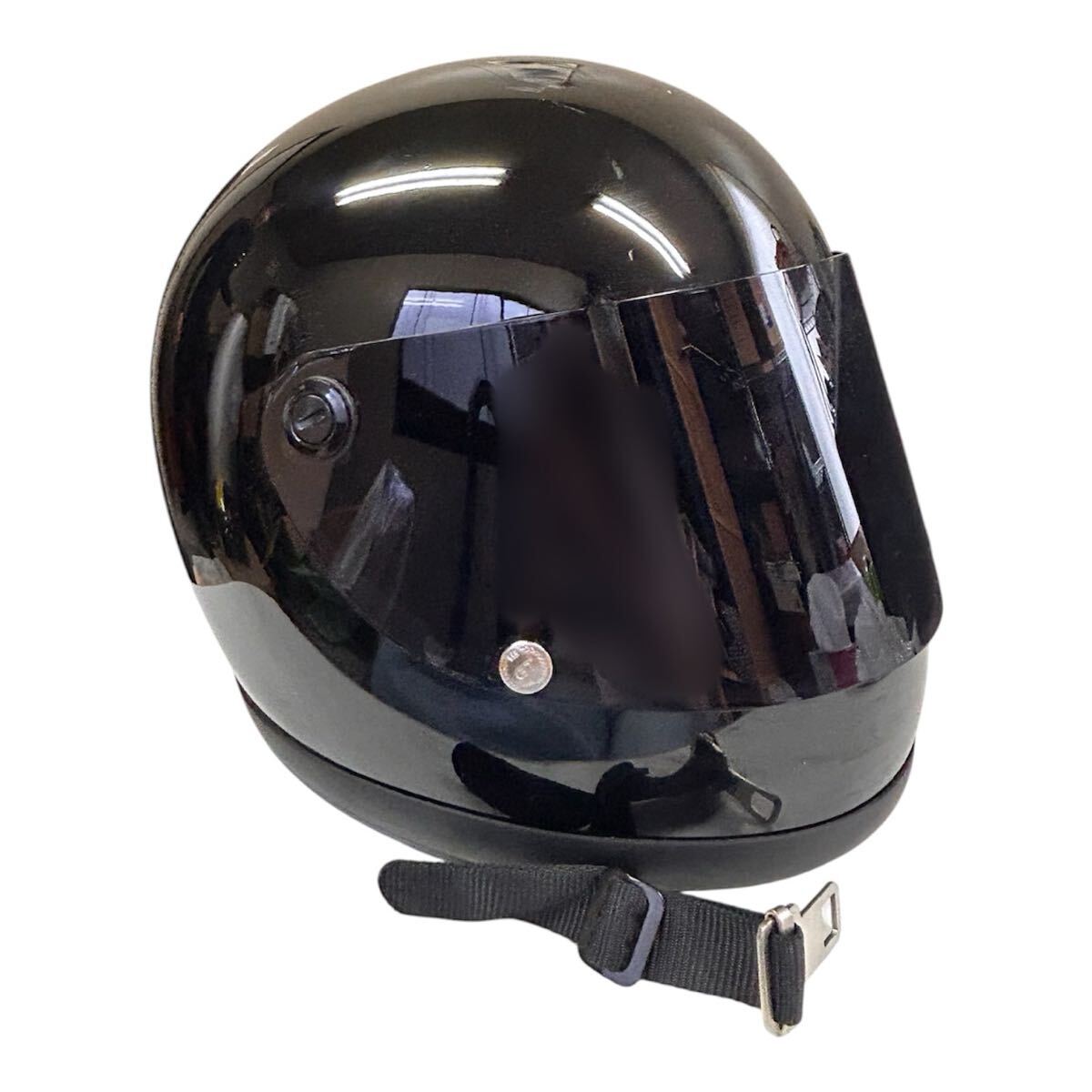 ☆1円スタート GT750 フルフェイスヘルメット ブラック フリーサイズ 57～60cm未満 PSC規格 スモークシールド バイク用 中古