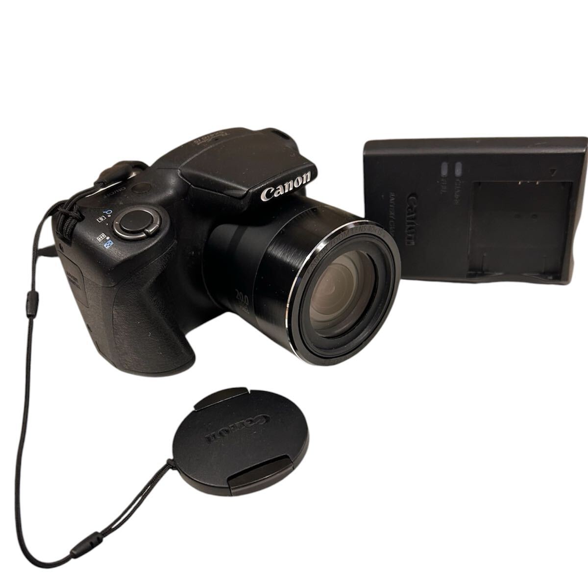 ☆1円スタート Canon PowerShot SX410 IS 20MP 光学40倍ズーム デジタルカメラ 充電器付 動作未確認 ジャンク品扱い キャノン キヤノン