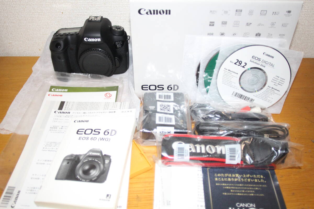 キャノン イオス 6D シャッター回数 1825回 canon eos 6d body shutter count 1825 ショット数 1825回