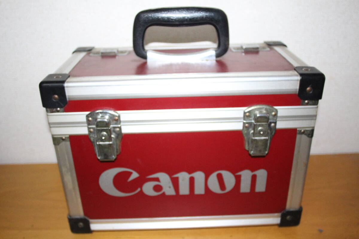キャノン オリジナルアルミバッグ 赤 canon hard case red ハードケース アルミケース