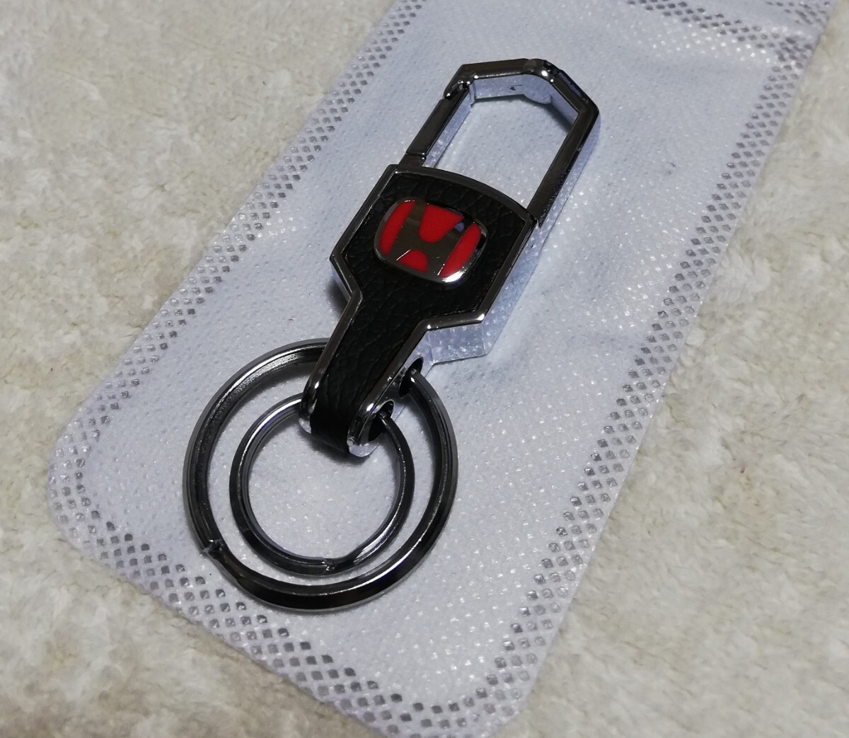 ★HONDA 赤バッチ キーホルダー★検）N-BOX フリード ヴェゼル タイプR DC2 DC5 シビック FL5 FK8 EK9 FD2 S660 CR-Z ZR-V 無限 modulo JDM