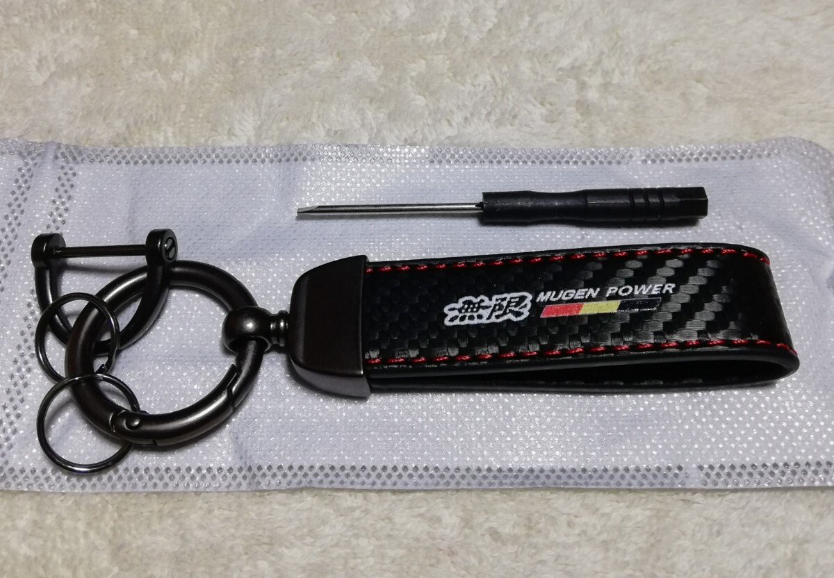 ★ 無限 カーボン柄 キーホルダー ★検） HONDA ヴェゼル タイプR modulo N-BOX N-ONE N-WGN WR-V DC2 EK9 FD2 FK8 FL5 FK8 S660 CR-Z JDM