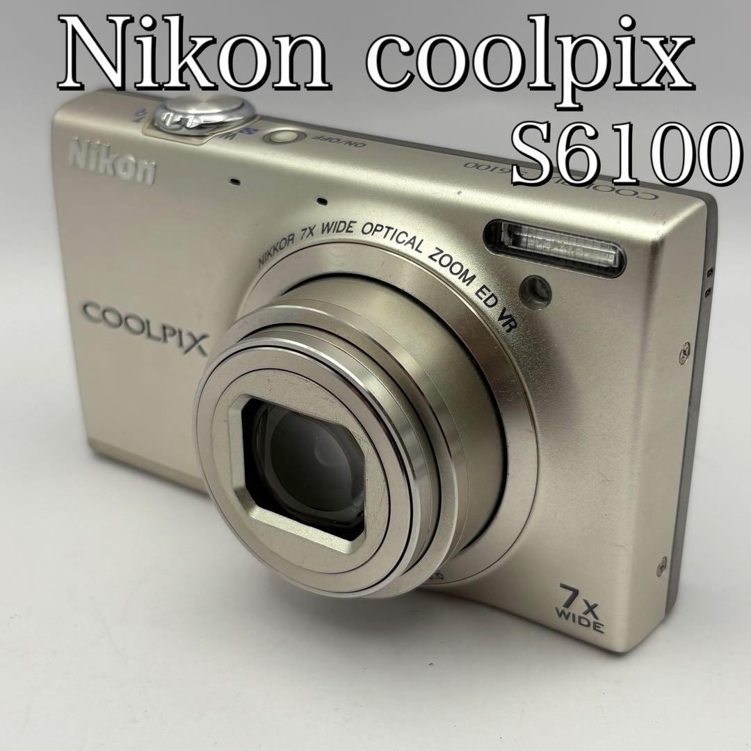 【中古良品】Nikon COOLPIX S6100 　コンデジ