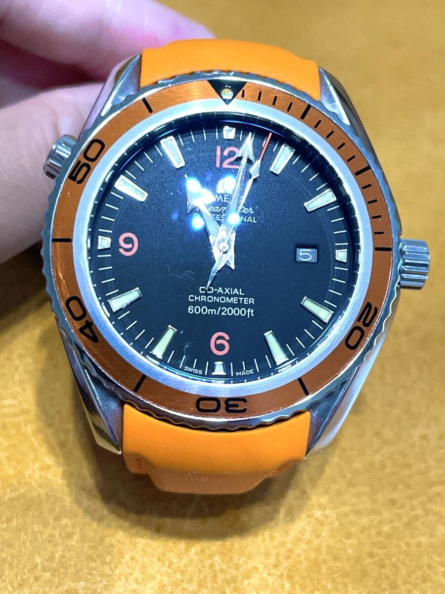 美品 希少 オメガ シーマスター ラバーベルト 22mmプラネットオーシャン用 OMEGA Seamaster PLANET OCEAN 2900.50 2208.50 おまけブレス付